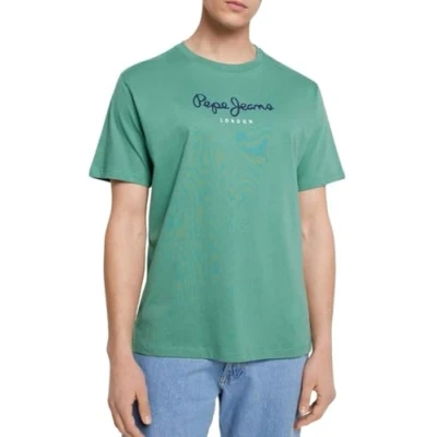 Abbildung von Pepe Jeans EGGO Tshirt print, Herren, Größe: XS, Jungle green