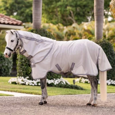 Abbildung von Horseware Fliegendecke Amigo Bug Rug Plus Pony Silber/Grau