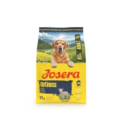 Abbildung von JOSERA Adult Large Optiness Lamm &amp; Reis (1 x 3 kg) Premium Trockenfutter für ausgewachsene Hunde eiweißreduziert weizenfrei wertvolle Fettsäuren XL Kroketten gegen Schlingen 1er Pack