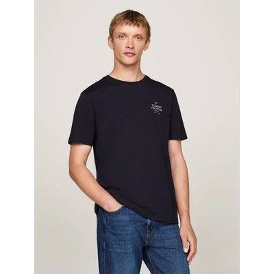 Abbildung von Tommy Hilfiger Stack TEE Tshirt basic, Herren, Größe: 3XL, Desert sky