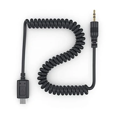 Abbildung von ayex Spiral Adapterkabel Passend für zB Timer Fernauslöser an Fujifilm RR90 X100F X T20 T2 E2 M1 A3 A10 GFX50S Pro2