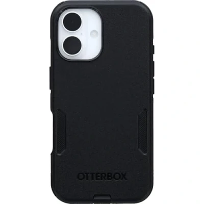Abbildung von OtterBox Schutzhülle für iPhone 16 Commuter Serie, Schwarz (Einzeleinheit Wird in Polybeutel geliefert)