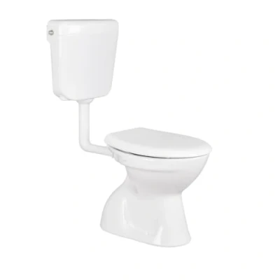 Abbildung von Belvit Tiefspül WC BV SW4001+BV D0400+BV AP1001, Stehend, Abgang senkrecht, Komplettset Stand Boden Senkrecht Tiefspüler + Deckel