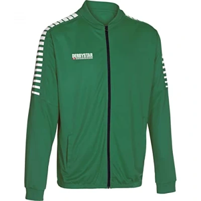 Abbildung von Derbystar Kinder Jacke Hyper Poly Arbeitsjacke, gruen weiss, 128, 60621