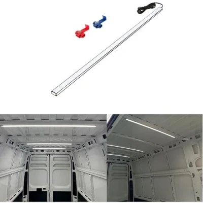 Abbildung von LED Laderaumbeleuchtung Innenbeleuchtung Kofferraum 50 cm Licht weiß frostig Farbe Auto Wohnmobil Van Bus Caravan Boat Küche Zimmer