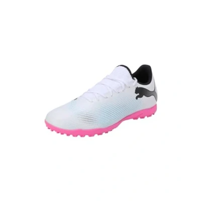 Abbildung von Puma Future PLAY TT Fußballschuh Multinocken, Herren, Größe: 44.5, White/black/poison pink Schuhe