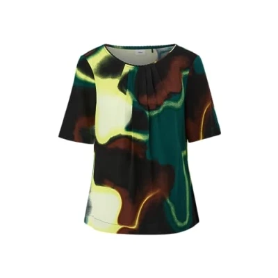 Abbildung von s.Oliver Black Label Bluse, Damen, Größe: 46, Schwarz