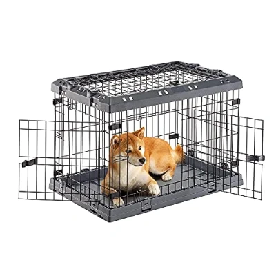 Abbildung von Ferplast Superior Hundebox Grau Box 77x51x55 cm...