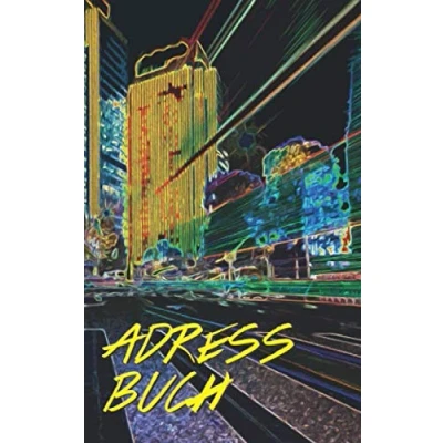 Abbildung von Adressbuch: Telefonbuch mit Register Kontaktbuch Adressverwaltung Adressverzeichniss für ihre Kontakte DIN A6 120 Seiten Softcover