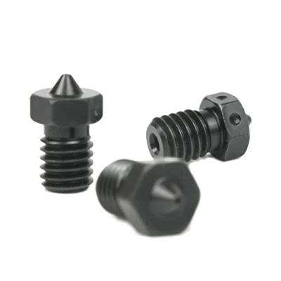 Abbildung von Genuine E3D Hardened Steel Nozzle 0.4mm, 0.6mm Triple Pack for V6 HotEnd 3D Printer (3mm, 0.6mm)