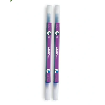 Abbildung von LAMY ink x 2er Set Tintenlöscher Velvet aus Kunststoff mit Löschspitze und Korrekturspitze Mittel ausschließlich zum Löschen von königsblauer Tinte