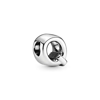 Abbildung von Pandora Bead Charm Buchstabe I 797463 Silber