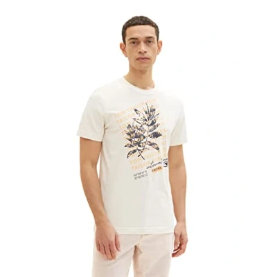 Abbildung von TOM TAILOR Herren 1036983 T Shirt, 18592 Vintage Beige, XL