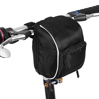 Abbildung von Fahrrad Lenkertasche Wasserdichte Fronttasche Für jedes mit Regen Abdeckung Fahrradtasche Radfahren
