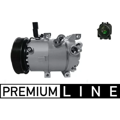Abbildung von MAHLE ORIGINAL ACP 656 000P Kompressor 6VS14ic 12 PAG 46 SP A2 R 1234yf, 134a