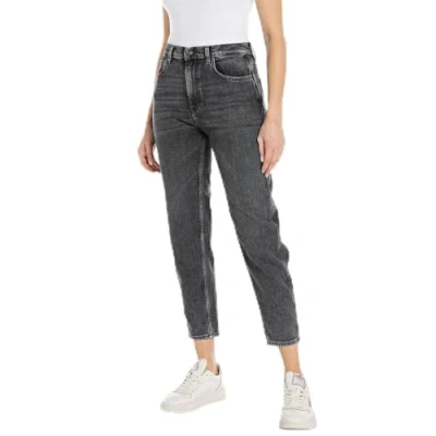 Abbildung von Replay Damen Jeans Keida Baloon Fit, Black 098 (Schwarz), 27W / 30L