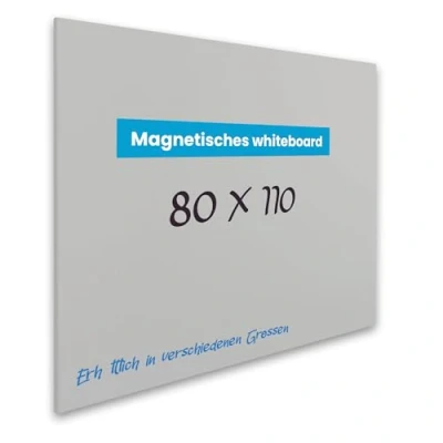Abbildung von Vivol Whiteboard, magnetisch, rahmenlos Magnettafel ohne Stifteablage Filztafel Wand magnetisch 8 Größen abwischbar (80 x 110, Grau)
