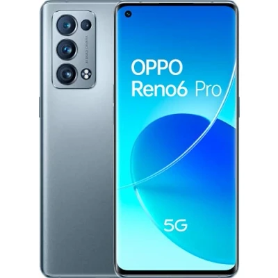 Abbildung von OPPO Reno6 Pro 5G Smartphone, 4500 mAh Akku mit 65 W Schnellladen, 6,5 Zoll FHD+ Display, 50 MP Quadkamera, 256 GB Speicher, 12 RAM, Lunar Grey