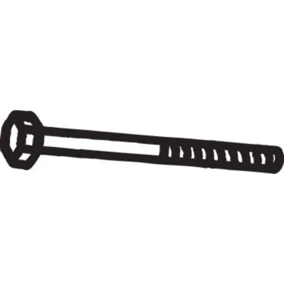 Abbildung von BOSAL 258 891 Schraube, Abgasanlage M10 40 FORD: C Max, Galaxy Mk1 MPV, Focus 2 Kombi, VOLKSWAGEN: Golf 5 Schrägheck, Polo IV Touran I