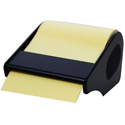 Abbildung von RNKVERLAG CT1830 Haftnotiz Rolle im Abroller, 60 mm x 10 m, nachfüllbar, pastellgelb, 1 Stück