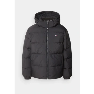 Abbildung von Tommy Jeans Herren Pufferjacke Essential Down Jacket Warm, Schwarz (Black), S