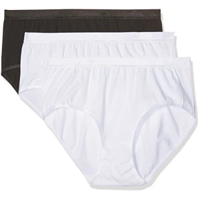 Abbildung von Ulla Popken Große Größen Damen Taillenslip Slip, 3er Pack 30978320, Einfarbig, Gr. 60 (Herstellergröße: 62+), Weiß (weiss 20)