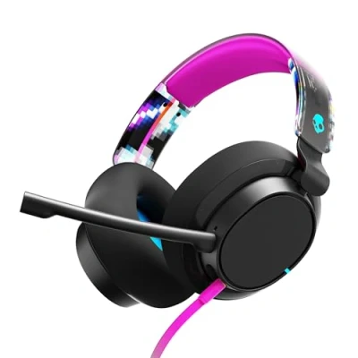 Abbildung von Skullcandy SLYR Pro Kabelgebundenes Multi Platform Over Ear Gaming Headset für Xbox, PlayStation und PC, Enhanced Sound Perception, KI Mikro Schwarz