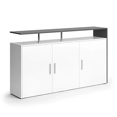 Abbildung von Vicco Kommode Amato, Weiß/Anthrazit, 160 x 91.6 cm