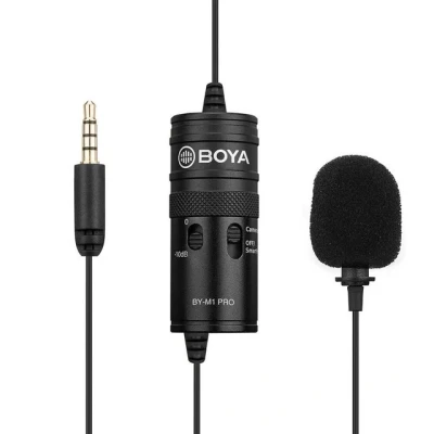 Abbildung von Boya Original Kabellose Lavalier Mikrofon schwarz BY M1 Pro Headset