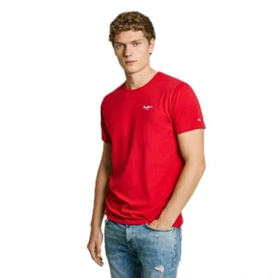 Abbildung von Pepe Jeans Original Tshirt basic, Herren, Größe: XS, Rugby red