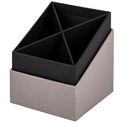 Abbildung von Rössler Papier 1331452490 S.O.H.O. Stifteköcher, 86 x 100 mm, Taupe, 1 Stück