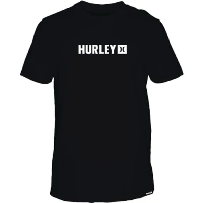 Abbildung von Hurley Herren Evd The Box Ss T Shirt, Schwarz, M