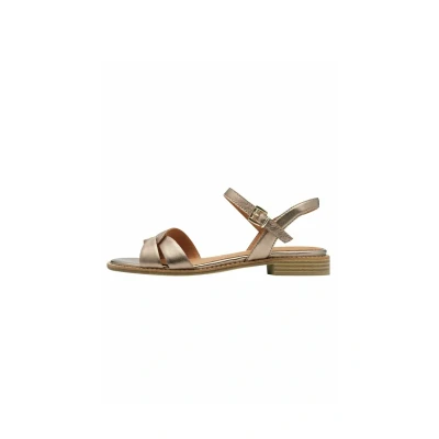 Abbildung von Marco Tozzi Riemensandalette, Damen, Größe: 38, Rose metallic Schuhe