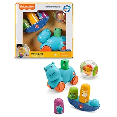 Abbildung von Fisher Price HFJ94 Bewegung Geschenkset, Spielset mit Aktivitätsspielzeugen, Babyspielzeug ab 9 Monaten