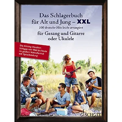 Abbildung von Das Schlagerbuch für Alt und Jung XXL: 100 deutsche Hits leicht arrangiert Gesang Gitarre oder Ukulele. Liederbuch. (Liederbücher Jung)