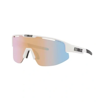 Abbildung von Bliz Sportbrille Matrix Small matt weiß coral/orange mirror blue