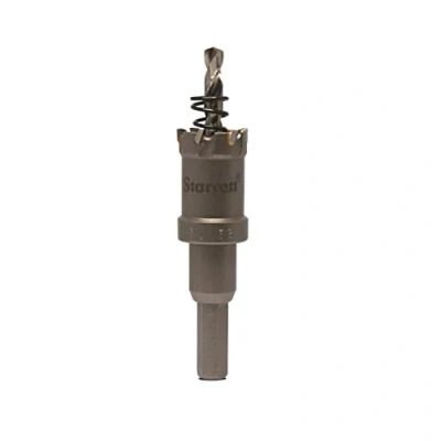 Abbildung von Starrett Hartmetall Lochsäge CTD22 TCT Tiefschnitt für Metall Edelstahl Eisen Aluminium 22mm