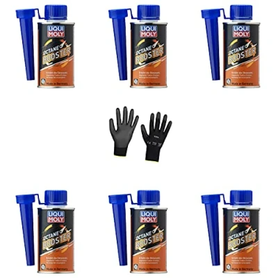 Abbildung von Iloda 6xOriginal Liqui Moly 200ml Octane Booster 21280 Schutzhandschuhe