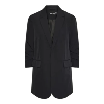 Abbildung von Pieces Pcbosella 3/4 Sleeves Blazer Blazer, Damen, Größe: XL, Black