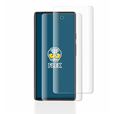 Abbildung von BROTECT 2 Stück Full Cover Schutzfolie für Google Pixel 6a Screen Displayschutz Folie [3D Curved, Anti Fingerprint, Kristall Klar]
