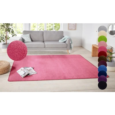 Abbildung von HANSE Home Teppich &quot;Shashi&quot;, rechteckig, Kurzflor, Unifarben, Teppich, Weich, Esszimmer, Kinderzimmer, Flur