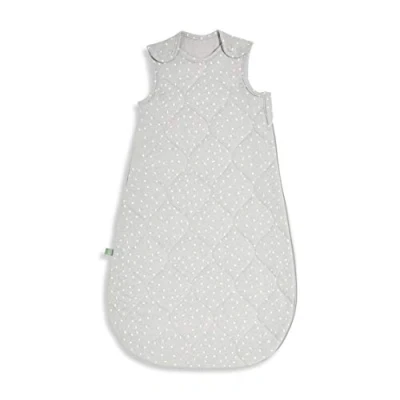 Abbildung von The Little Green Sheep Baby Schlafsack 6 18 Monate, gestepptes Bio Leinen &amp; Baumwolle Mischgewebe, 2.5 Tog fürganzjährige Verwendung, Taubengrau mit Reisdruck