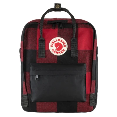 Abbildung von Fjällräven Kånken Re Wool Red/Black Outdoor Rucksack