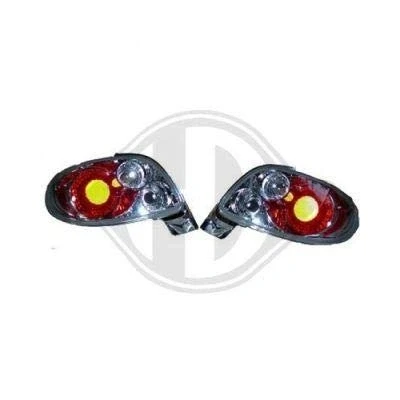Abbildung von in.pro. 4225395 HD Rückleuchten Peugeot 206 CC ab 98, klar chrom