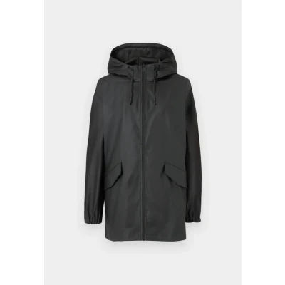 Abbildung von JDY Jdymulan Raincoat Outdoorjacke, Damen, Größe: Medium, Black