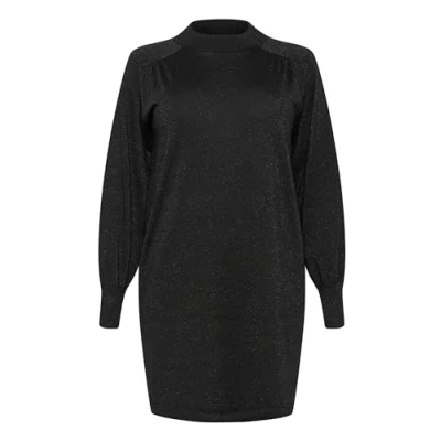 Abbildung von Kaffe Curve Regitta Strickkleid, Damen, Größe: 50/52, Black deep