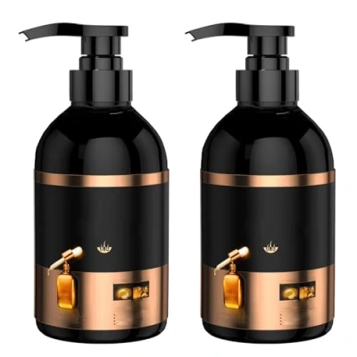 Abbildung von Bai Hei Ke Shampoo, Anti Haarausfall Japanisches Ginseng Shampoo mit Ingwer Pflanzenextrakt, Mehrzweck Volumenshampoo für alle Haartypen (2pcs)