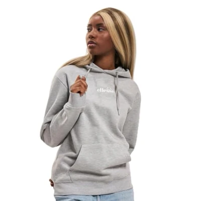 Abbildung von Ellesse Jazana OH Kapuzenpullover, Damen, Größe: XS, Hellgrau