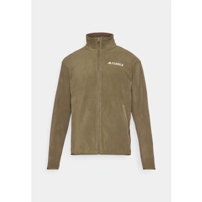 Abbildung von adidas Herren Terrex Multi Essentials Full Zip Fleece Jacket, Olive strata, L