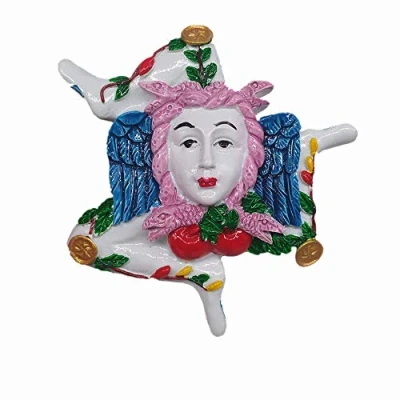 Abbildung von 3D Sizilien Italien Kühlschrank Magnet Reise Souvenir Geschenk Zuhause Küche Dekoration Sticker Craft Collection